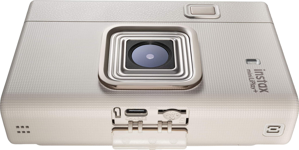 Fujifilm - instax mini LiPlay+ Instant Camera - Sand Beige