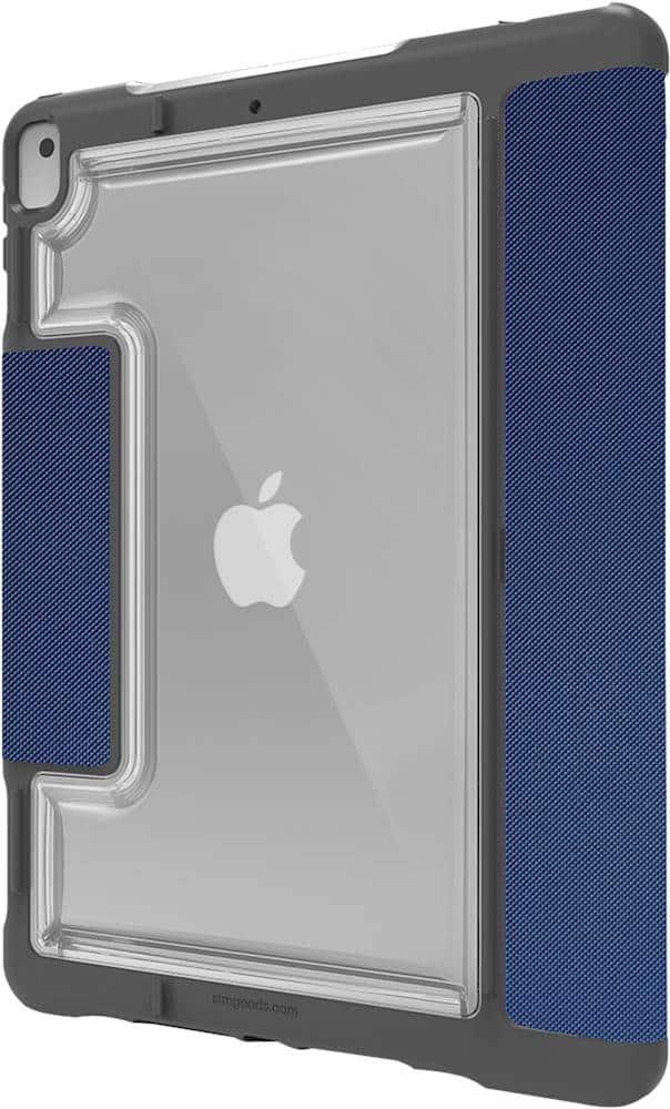 STM - Dux Plus Duo Folio Case for Apple iPad 10.2" (9th/8th/7th Gen) - Midnight Blue