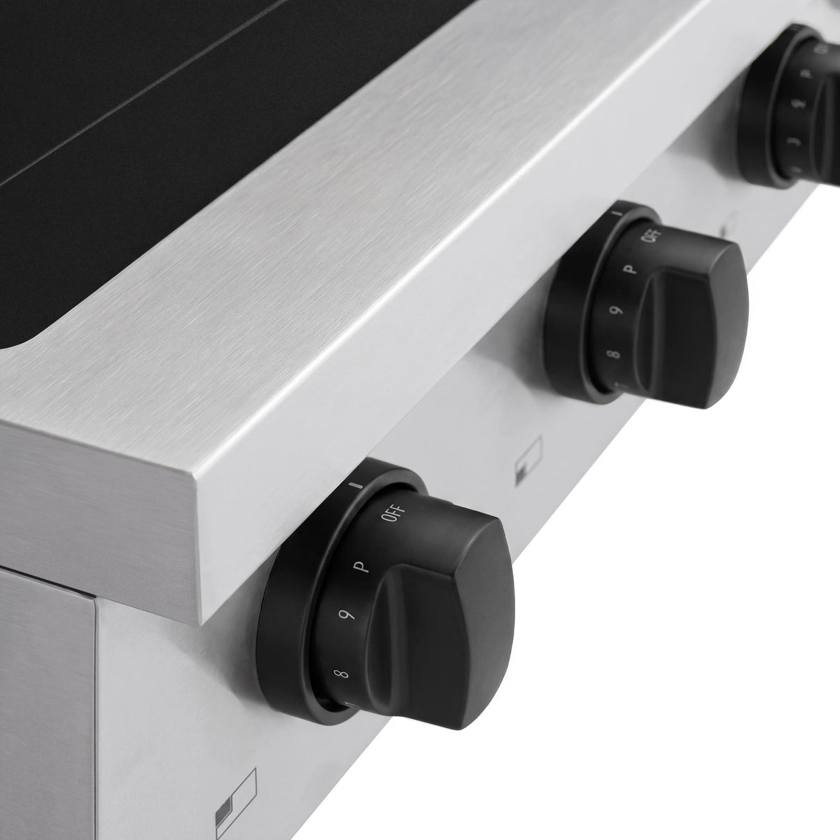 ZLINE - Autograph 30 in. Paramount Built-in Induction Rangetop with 4 Elements and Matte Black Accents - Stainless Steel