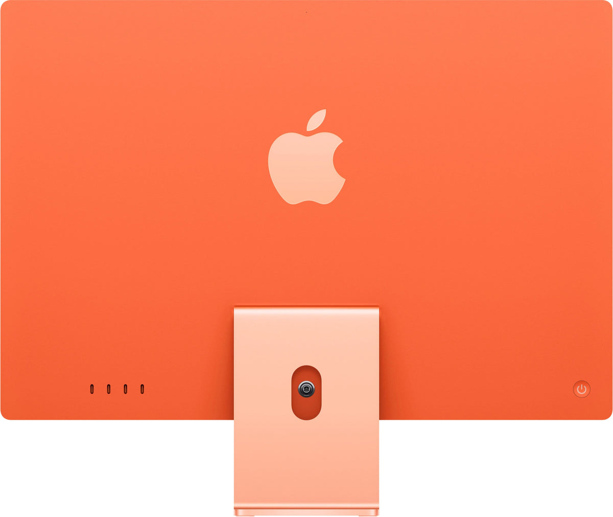 Apple - iMac 24-inch All-in-One - M4 chip - Built for Apple Intelligence - 10 Core CPU - 10 Core GPU - 16GB Memory - 256GB SSD - Orange