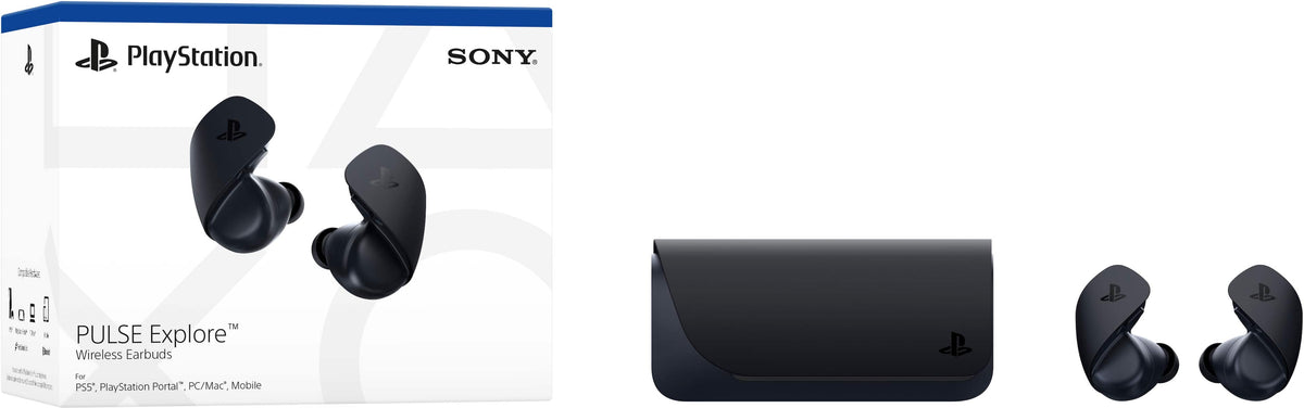 Sony - PULSE Explore wireless earbuds - Midnight Black