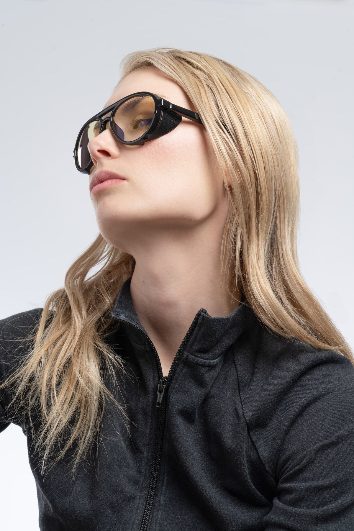 GUNNAR - Tallac Computer Glasses with Blue Light Reduction, Amber Lenses - Onyx
