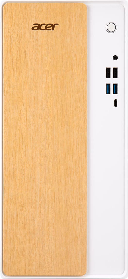 Acer - Aspire TC AI Tower Desktop - AMD Ryzen AI 5 330 2025 - 16GB DDR5 Memory – 1TB Storage - Copilot+ PC - White