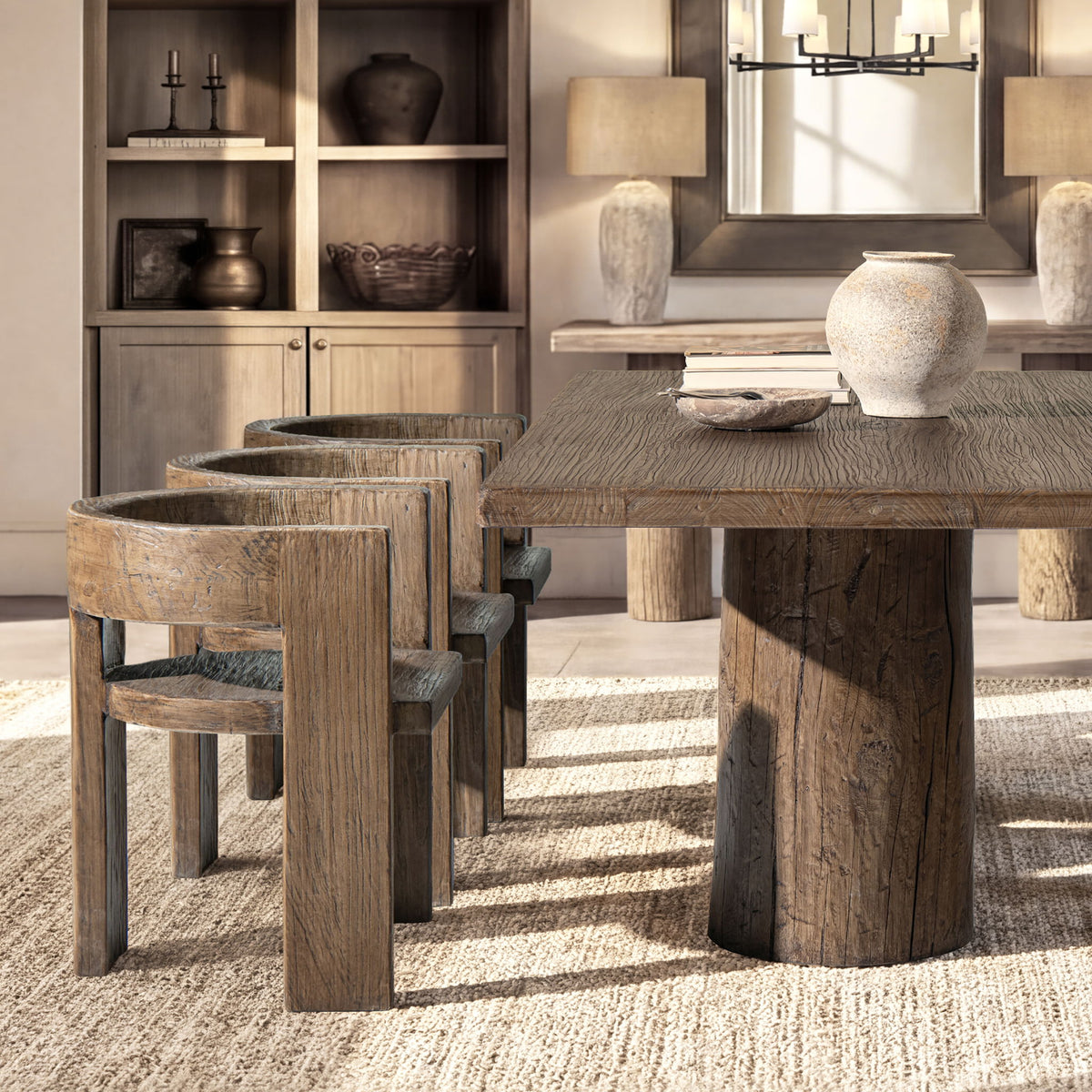 Soren - Silla de comedor curvada Accent