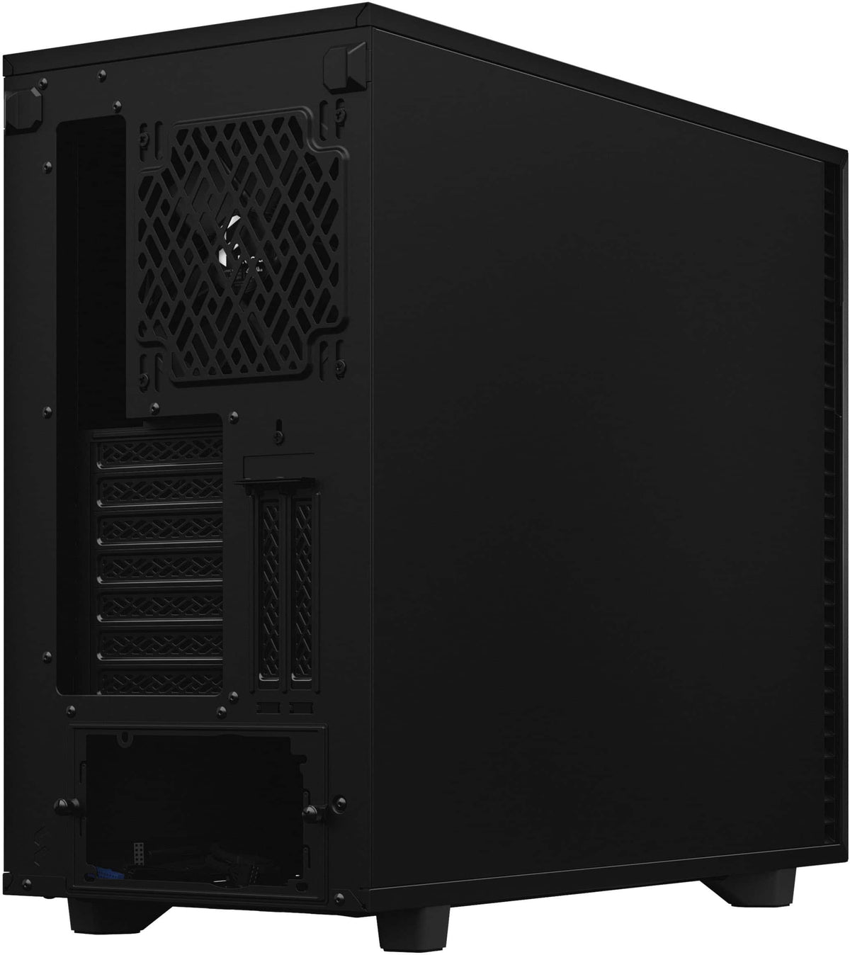 Fractal Design - Define 7 Black Brushed Aluminum/Steel E-ATX Silent Modular Mid Tower PC Case - Black
