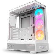 NZXT - S5 RGB Compact ATX Mid-Tower Computer Case - White - White