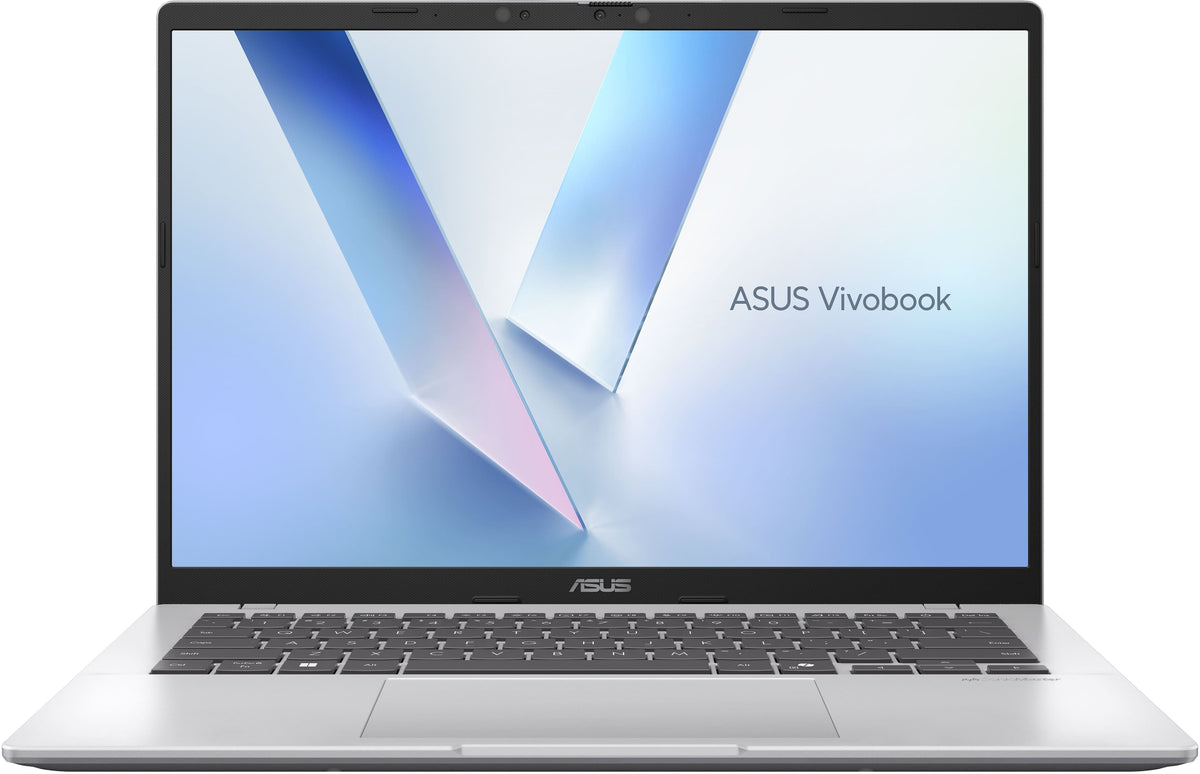 ASUS - Vivobook 14 14" 2K Laptop - Snapdragon X (2026) - 8GB Memory - 256GB Storage - Copilot+ PC - Cool Silver