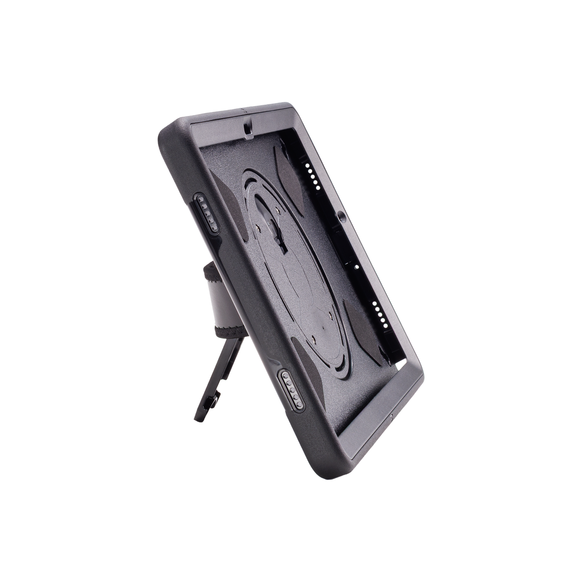 ZAGG - Rugged HandGrip Case with Hand Strap & Kickstand for Samsung Galaxy Tab A11+ - Black