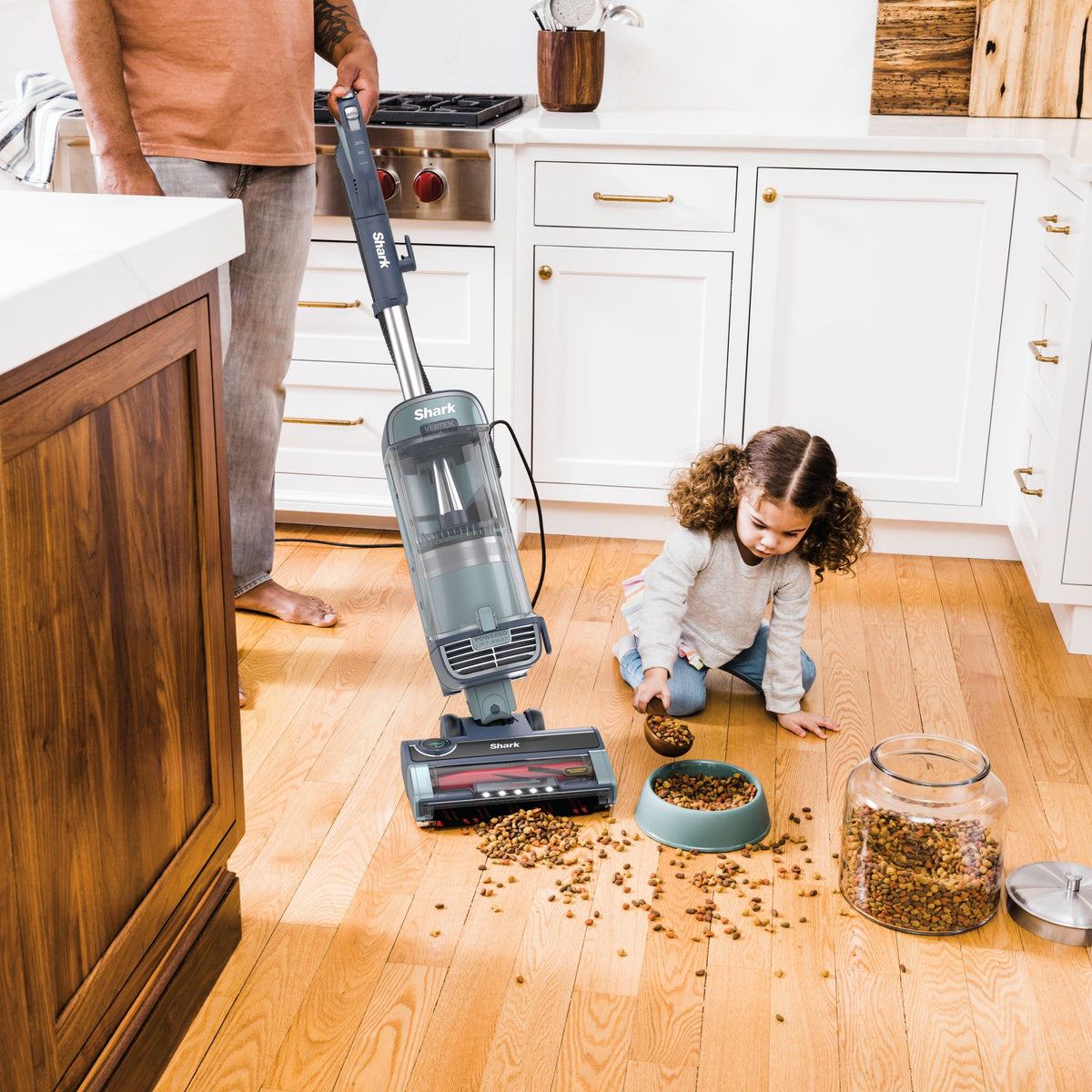 Shark - Vertex Pet Powered Lift-Away Upright Vacuum - Hawaiian Grey