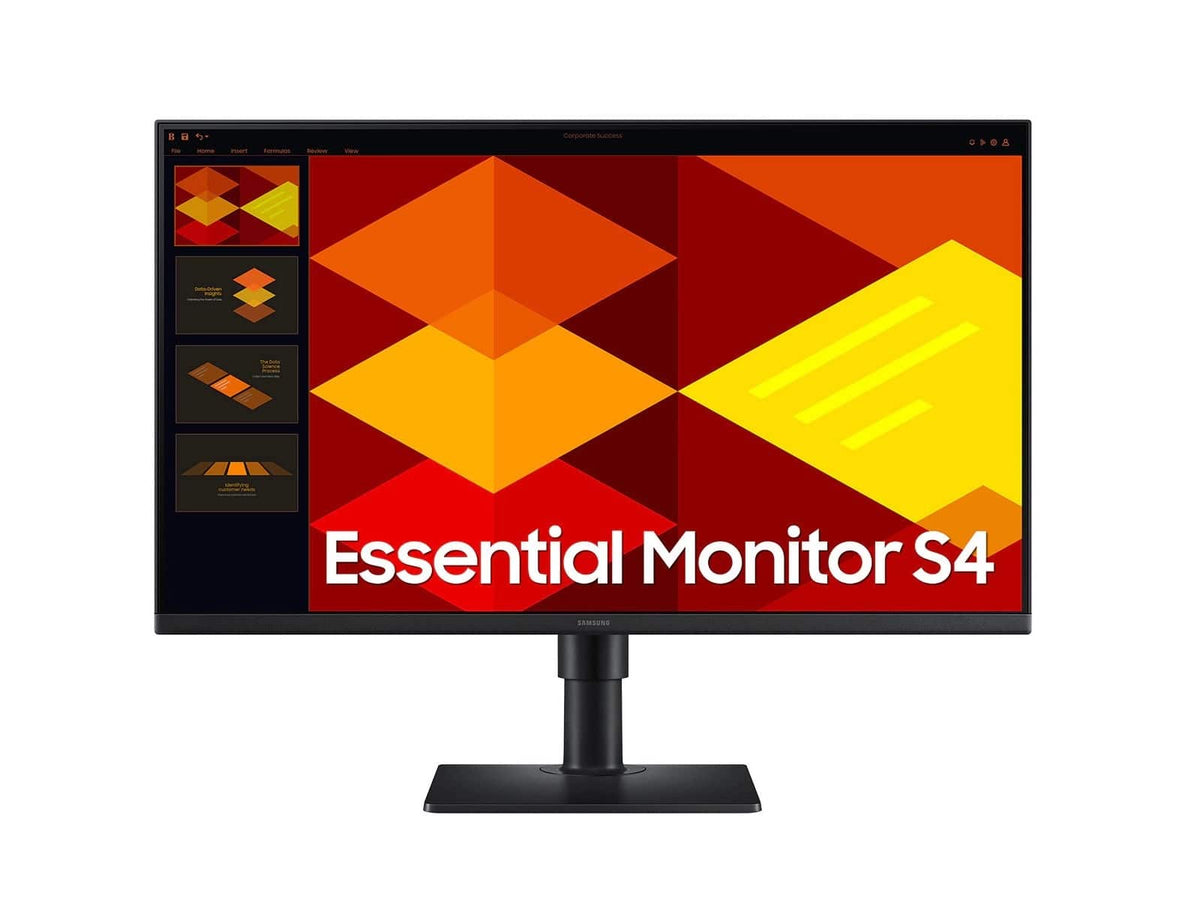 Samsung - 27" (S40GD) IPS FHD Borderless Business Monitor (DisplayPort, HDMI, USB) - Black