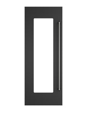 30"W. Door Panel for Viking Veil FDWCIC7300L Left Hinge Wine Models - Cast Black