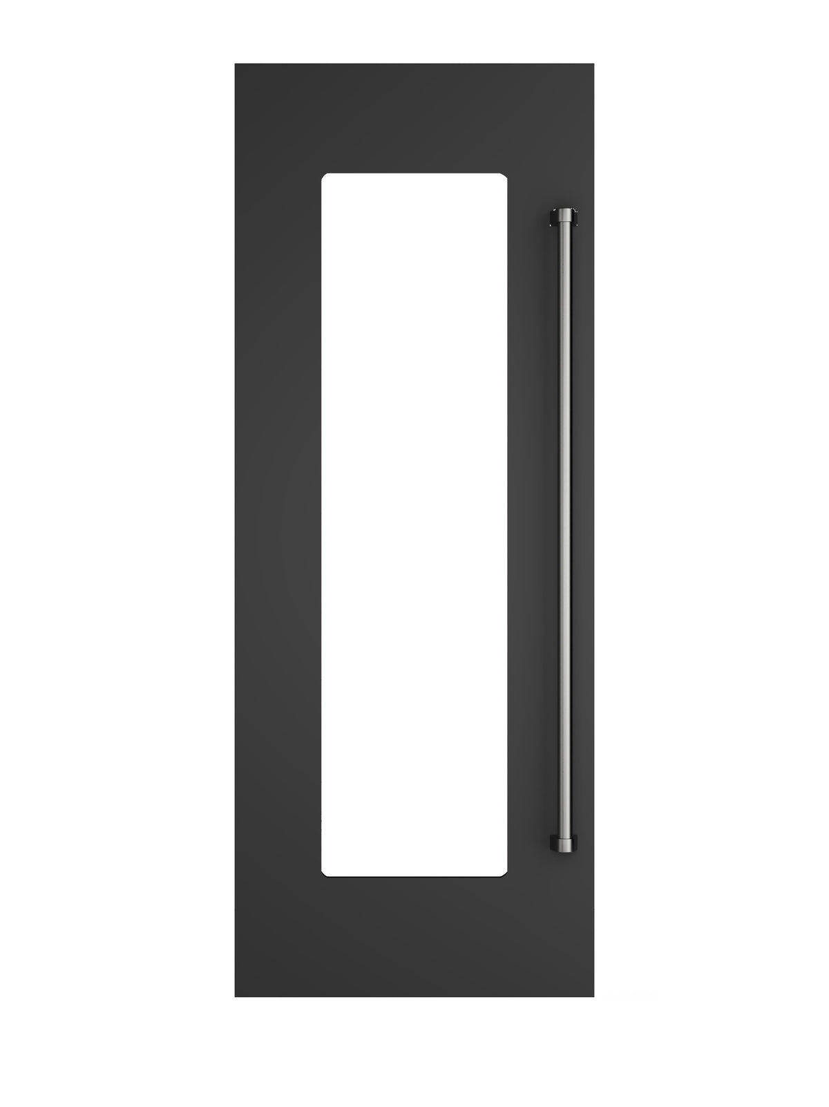 30"W. Door Panel for Viking Veil FDWCIC7300L Left Hinge Wine Models - Cast Black