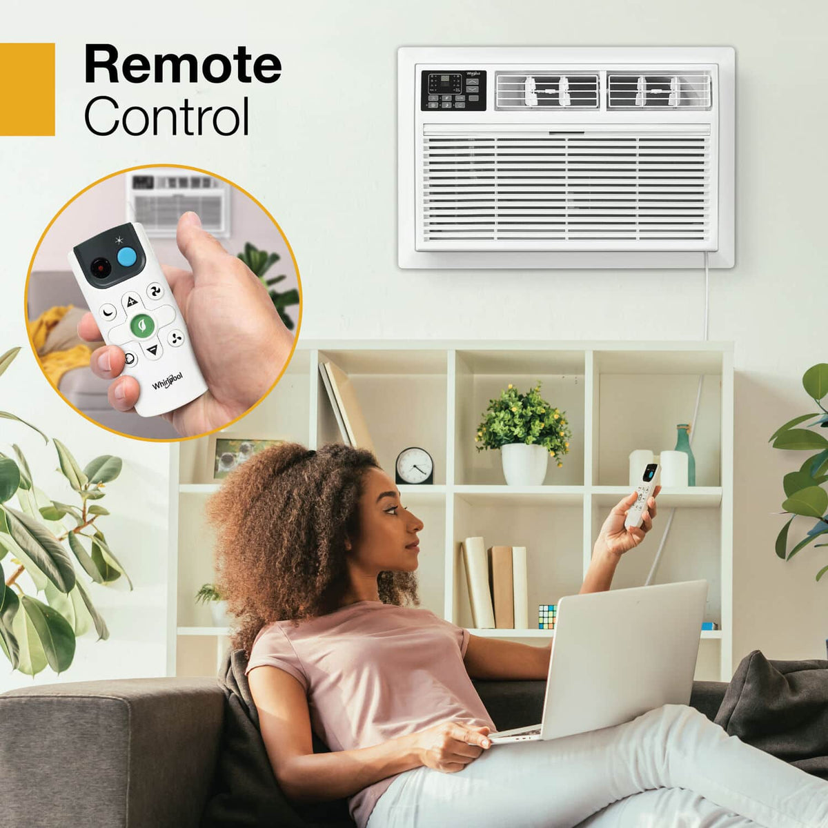 Whirlpool - 10,000 BTU Through the Wall Air Conditioner - White