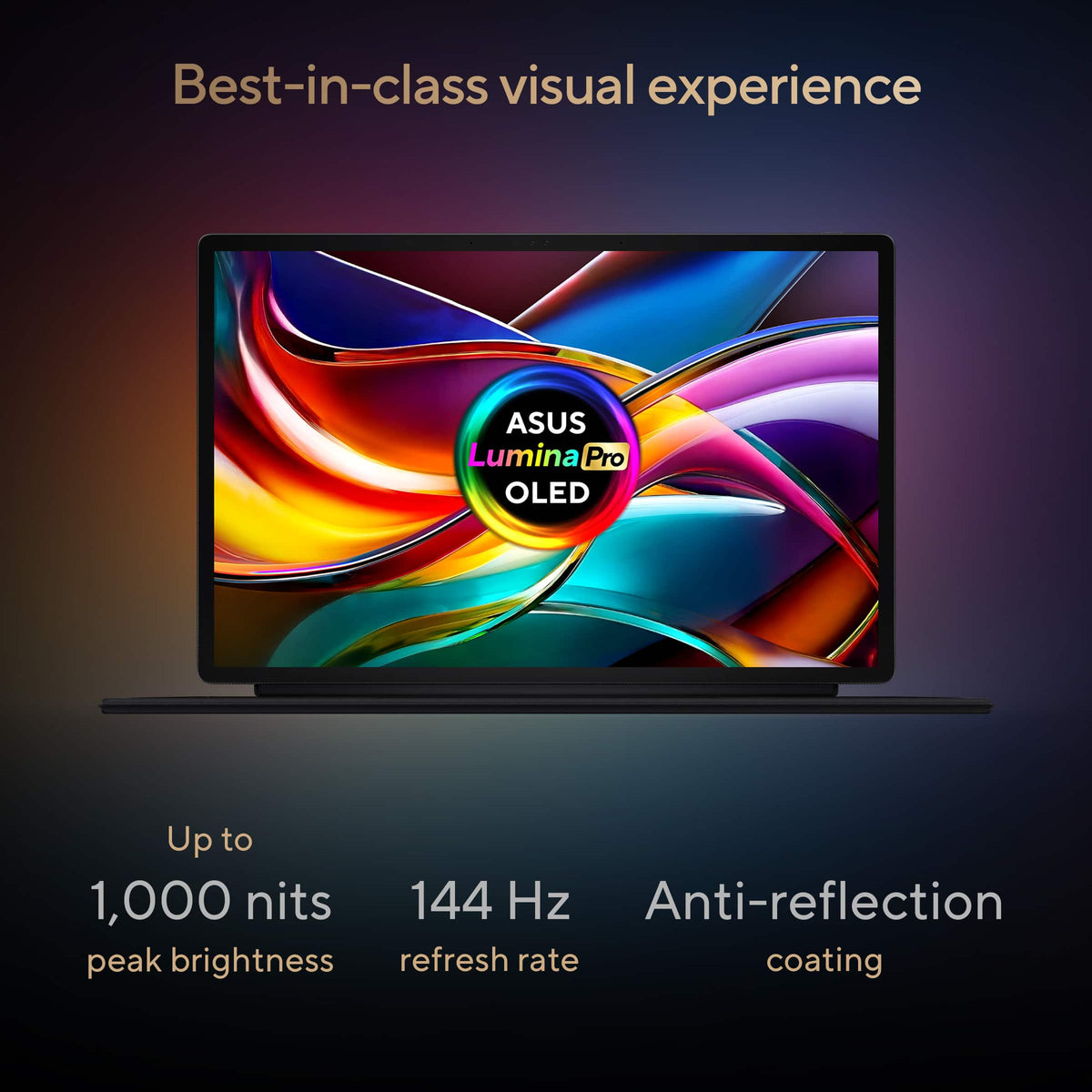 ASUS - ProArt PZ14 14" 3K OLED Touchscreen Laptop - Snapdragon X2 Elite (2026) - 16GB RAM - 512GB SSD - Copilot+ PC - Nano Black
