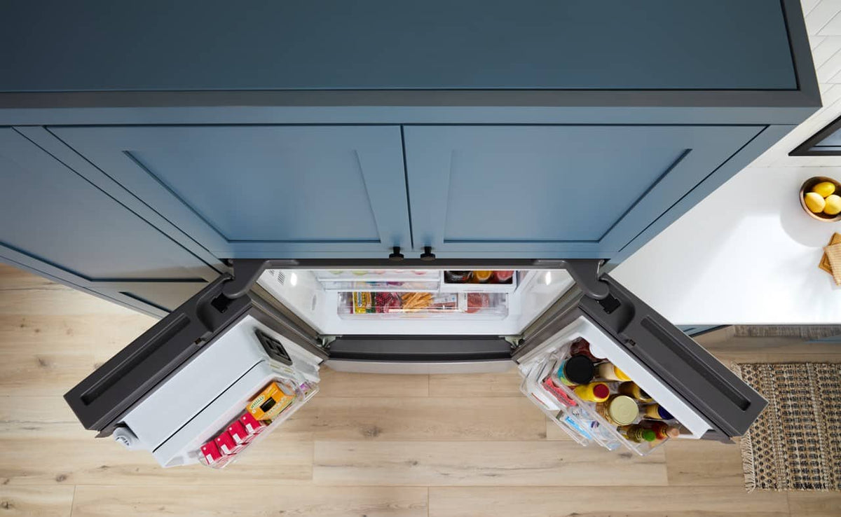Whirlpool - 36 in. Wide 23 cu. ft. French Door Refrigerator with Dual Ice Makers - Fingerprint-Resistant Stainless Finish