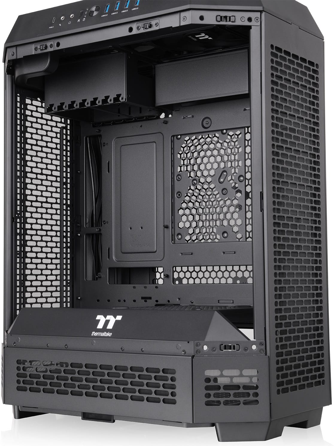 Thermaltake - Tower 600 Mid Tower ATX PC Case - Black