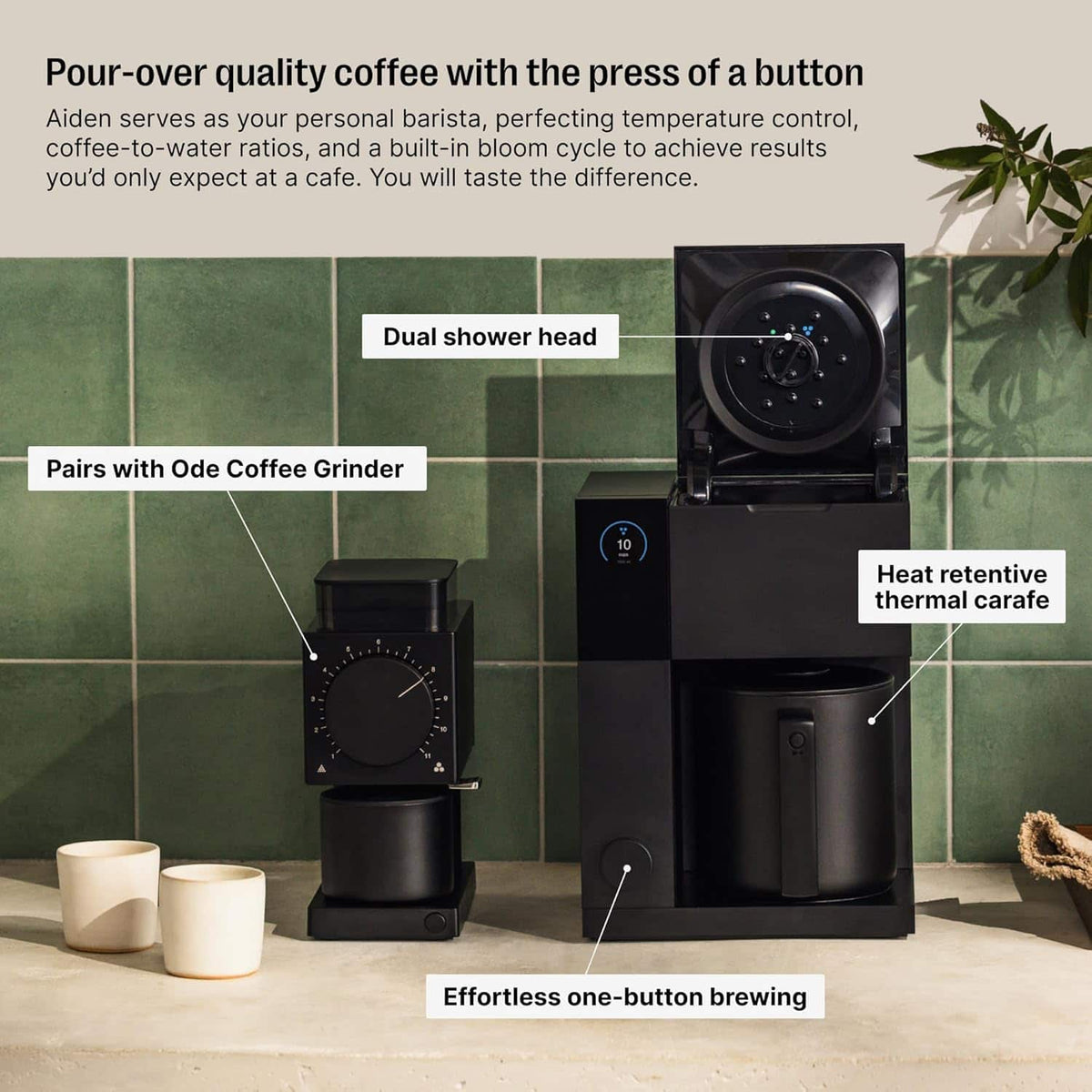 Fellow - Aiden Precision Coffee Maker - Black