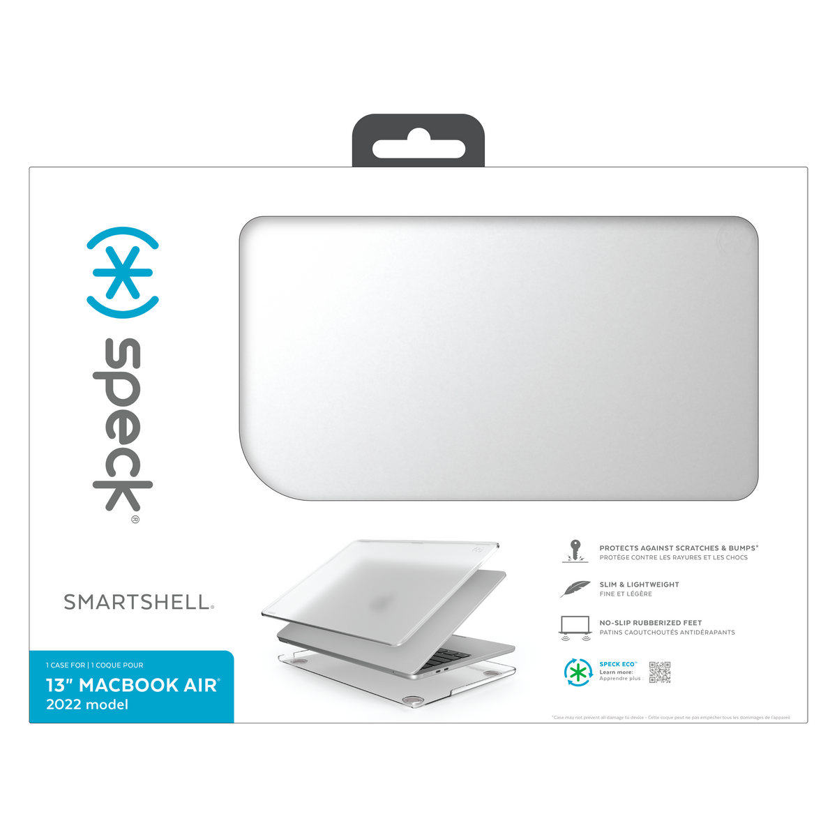Speck - Smartshell Case for Macbook Air 13" M2/M3/M4/M5 (2022-2026) - Clear