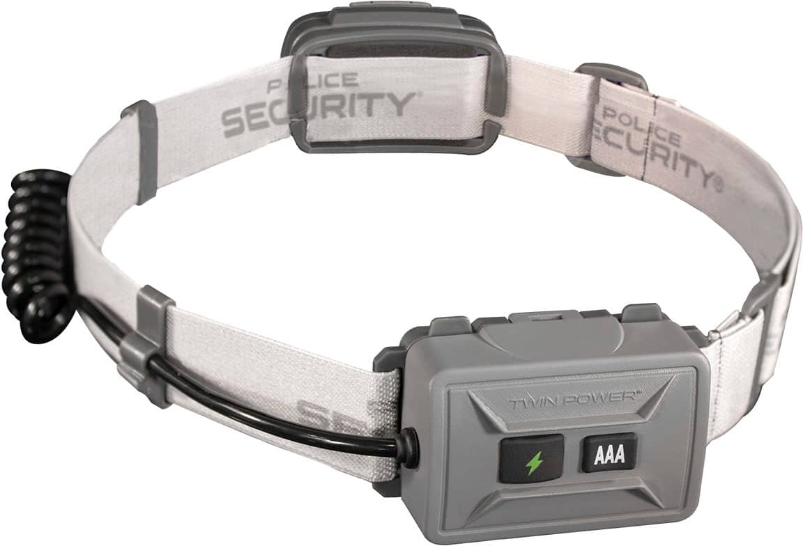 Police Security - Ryder Twin Power 800 Lumen Headlamp - White