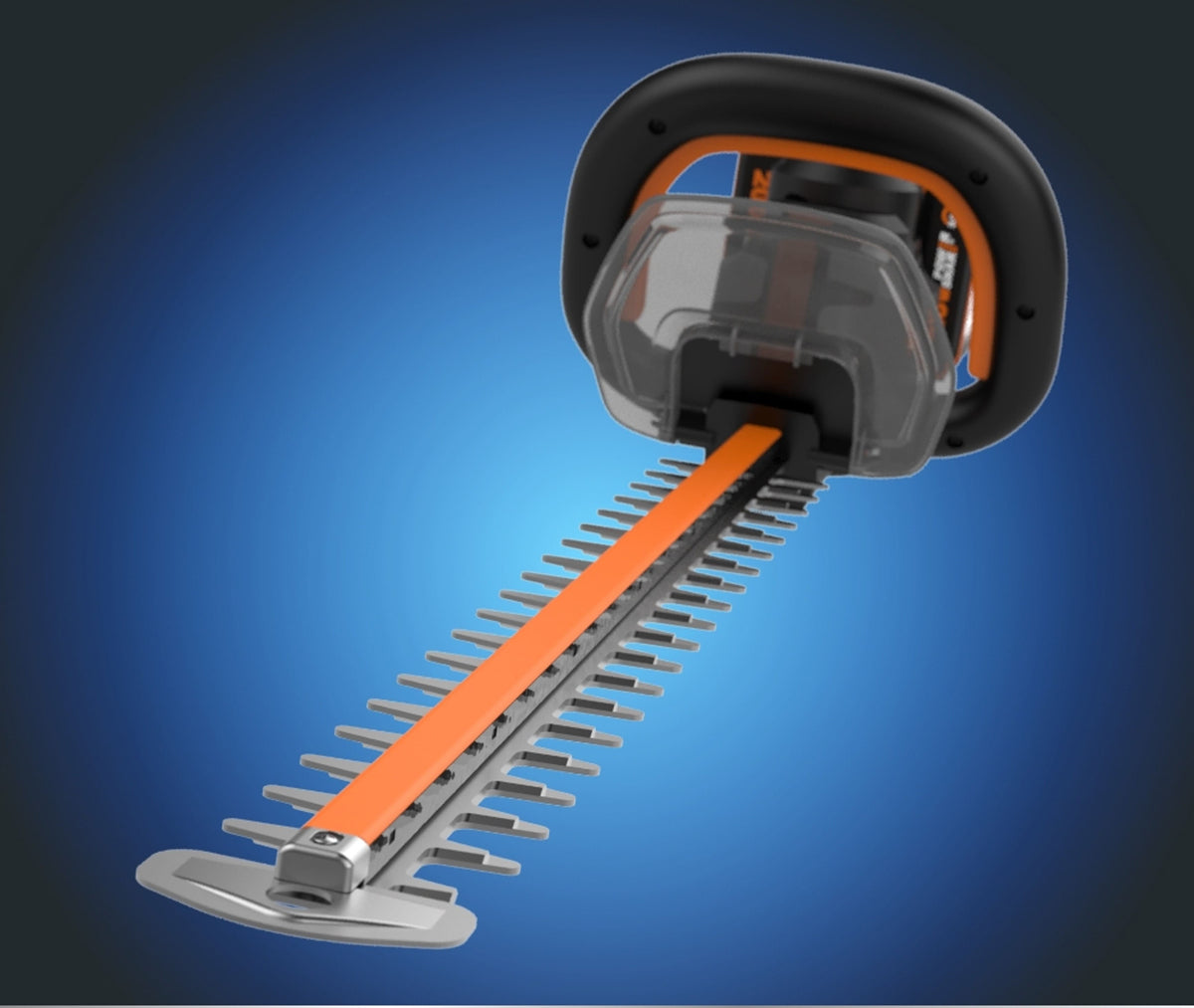 WORX - 40V 24" Cordless Hedge Trimmer (2 x 2.0 Ah Batteries & 1 x Charger) - Black