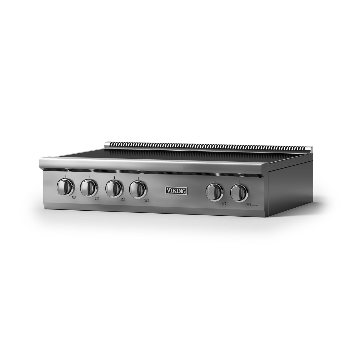 Viking - 36 in. Wide 6 Element Electric Induction Rangetop - Stainless Steel