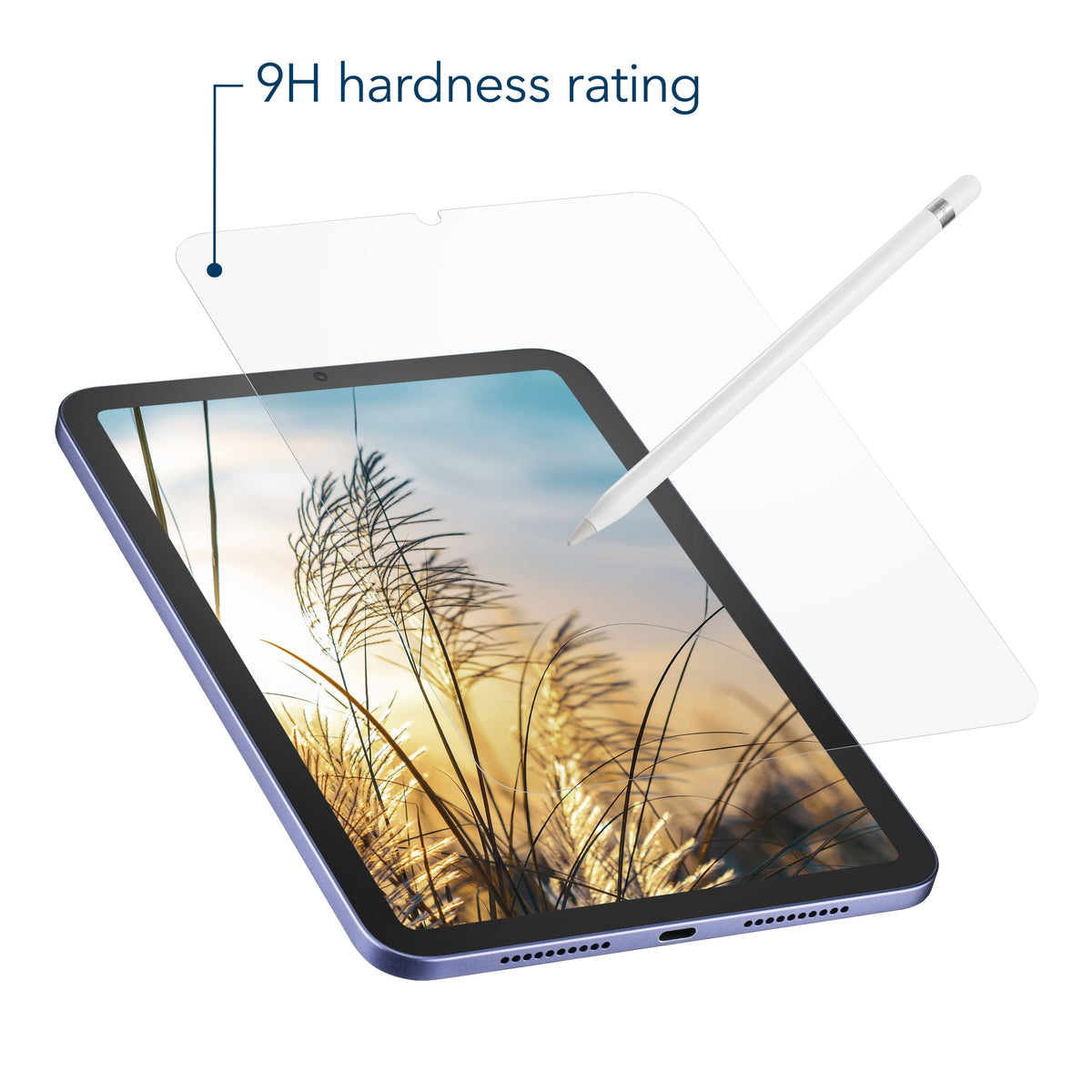 Insignia™ - Glass Screen Protector for Apple iPad mini and iPad mini (A17 Pro) (2-pack) - Clear