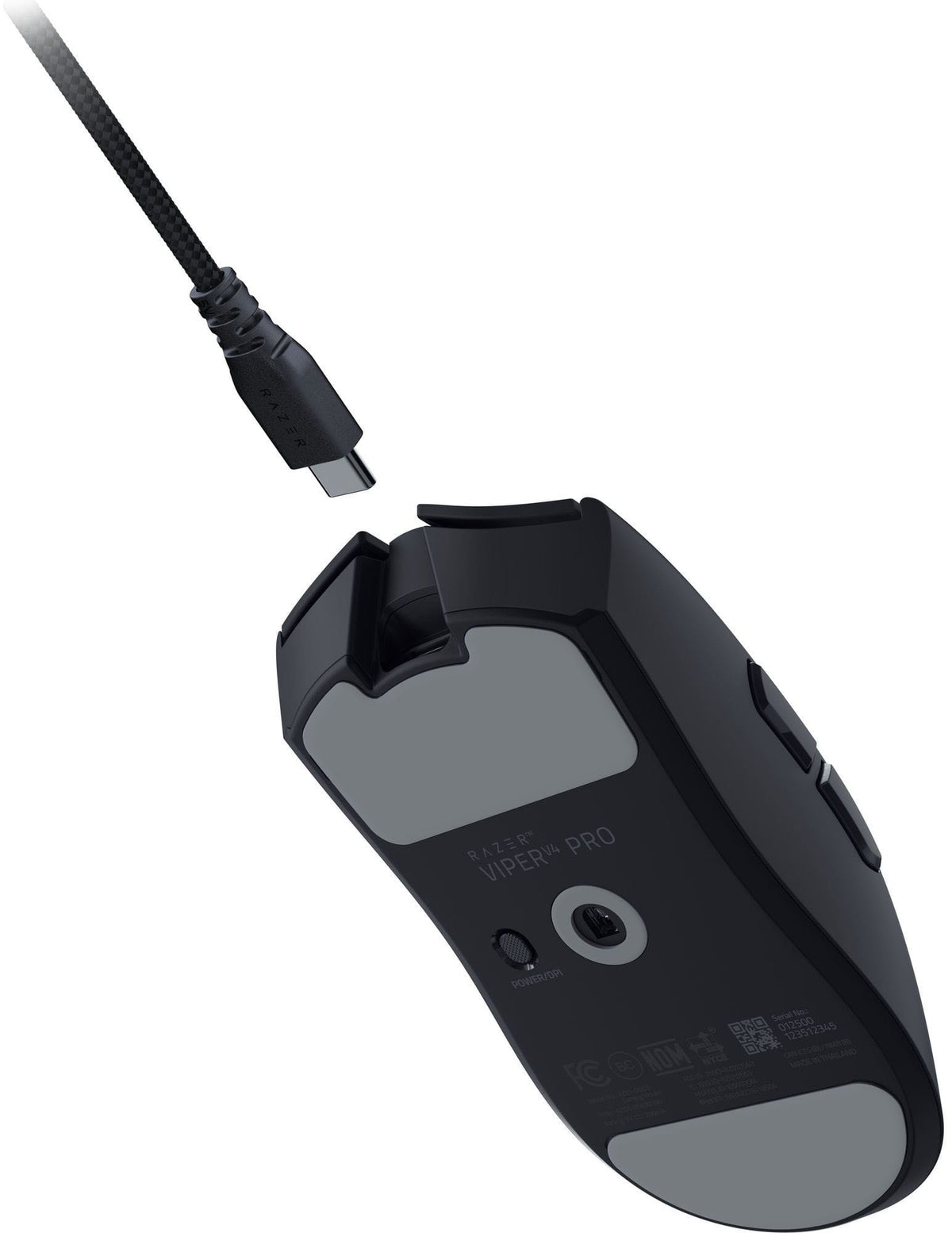 Razer - Viper V4 Pro Ultra Lightweight Optical Gaming Mouse with 180 Hour Battery Life - 8k Polling Rate - Wireless - Black