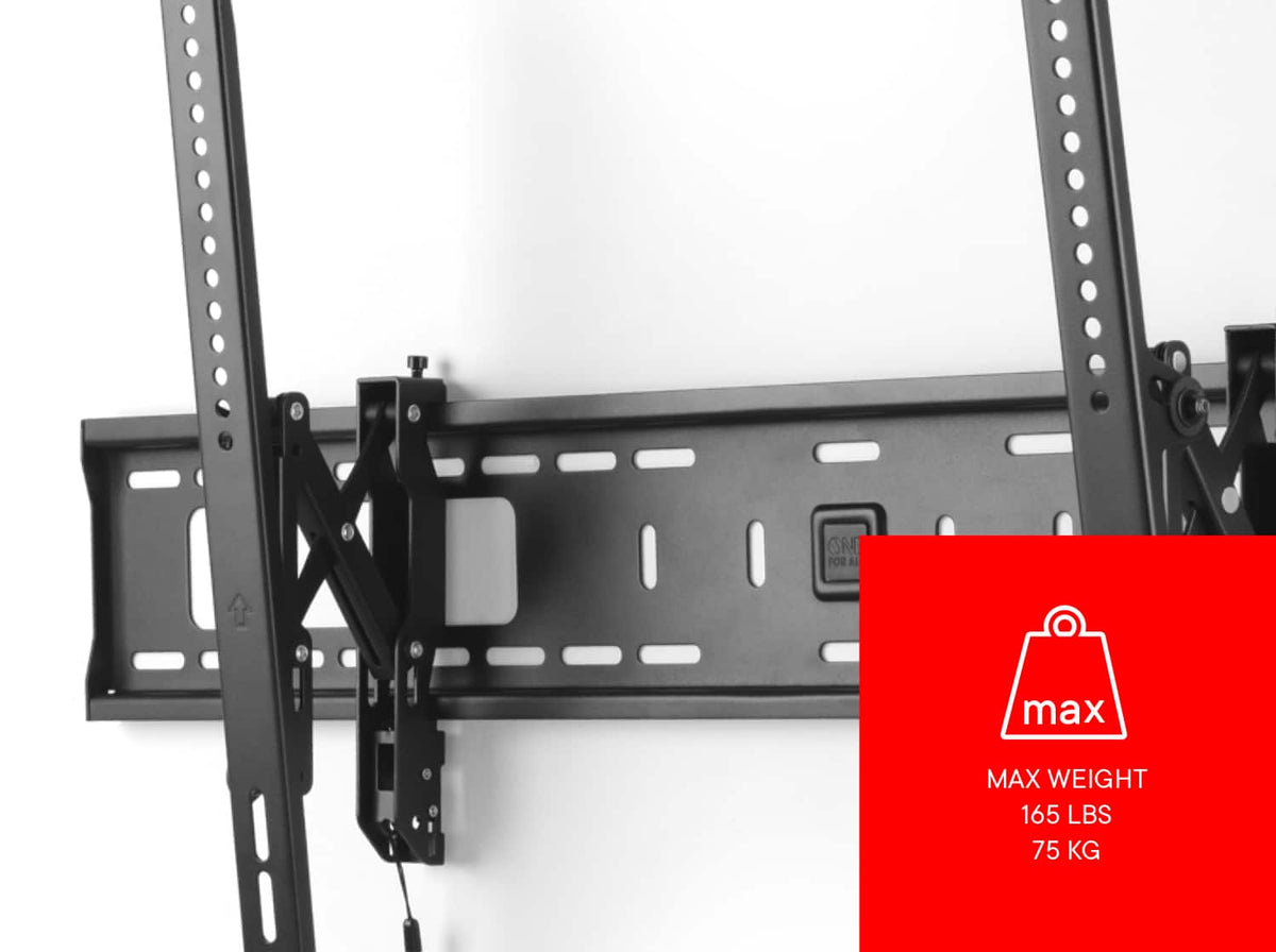 One for All - XXL Advanced TILT TV Wall Mount for 42-110" TVs up to 165lbs - Black