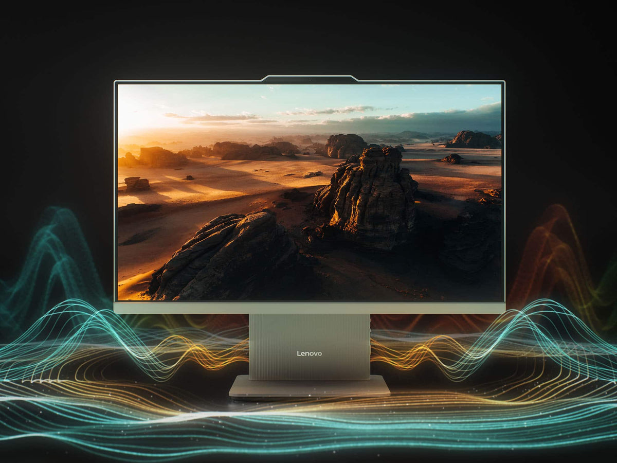 Lenovo - IdeaCentre AIO 27" FHD IPS LCD Touch-Screen All-In-One - Ryzen AI 5 330 2026 - 16GB Memory - 512GB Storage - Luna Grey