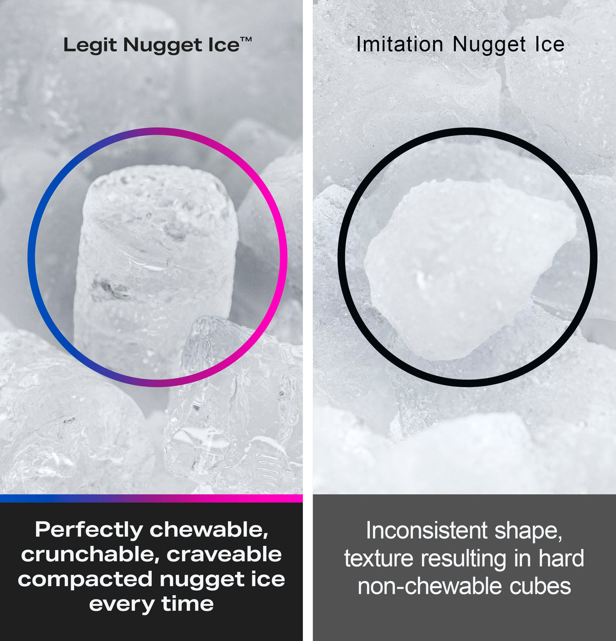 GE Profile - Opal 2.0 Ultra Nugget Ice Maker with Scale Inhibiting Filter - Stone White