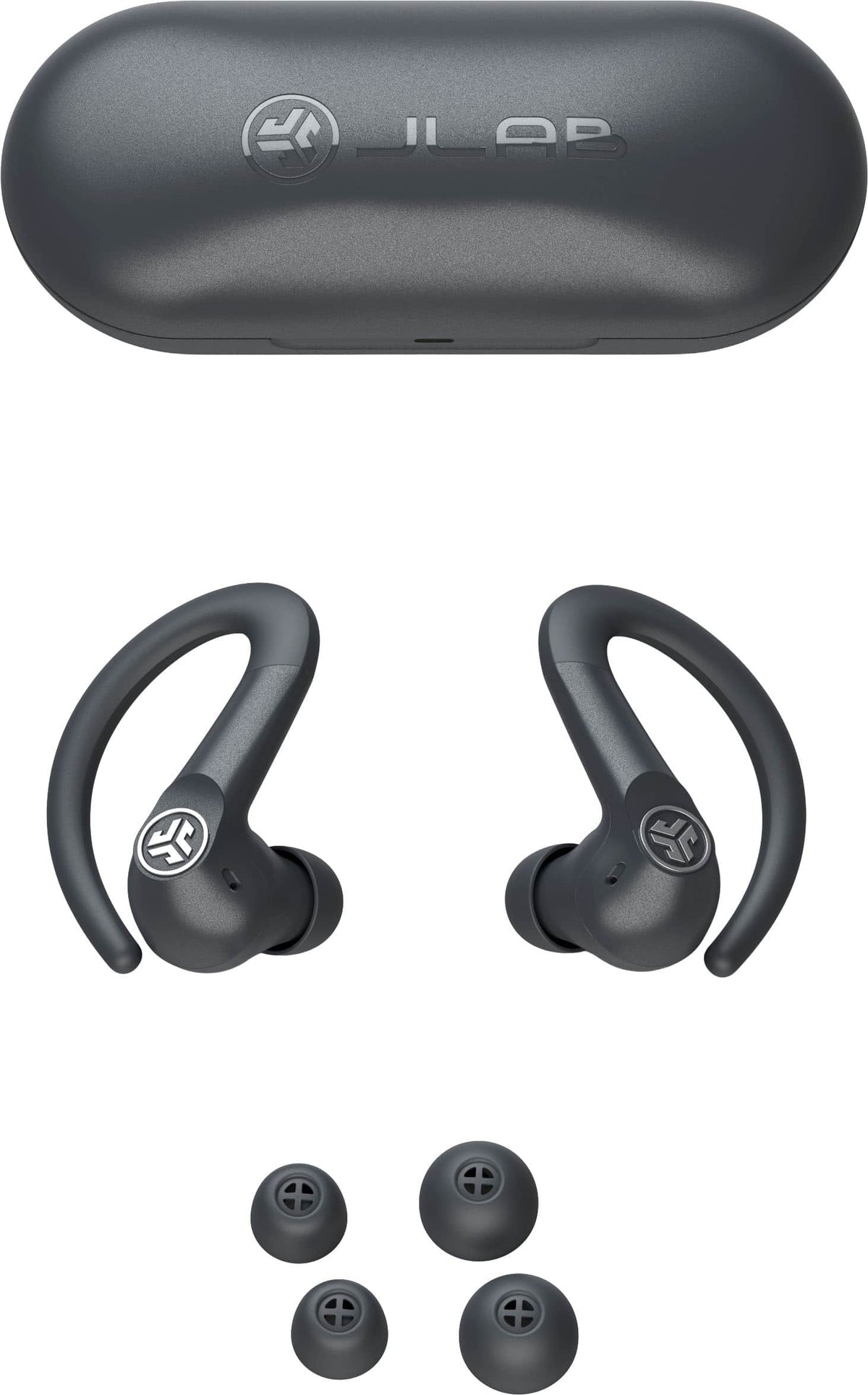 JLab - Go Sport ANC True Wireless Bluetooth Earbuds - Graphite
