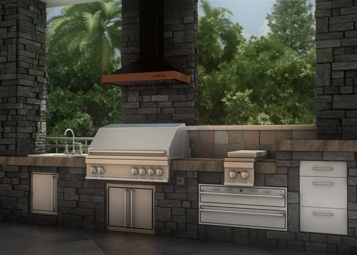 ZLINE - 30 inches - Externally Vented - Wall Range Hood - Oil-Rubbed Bronze