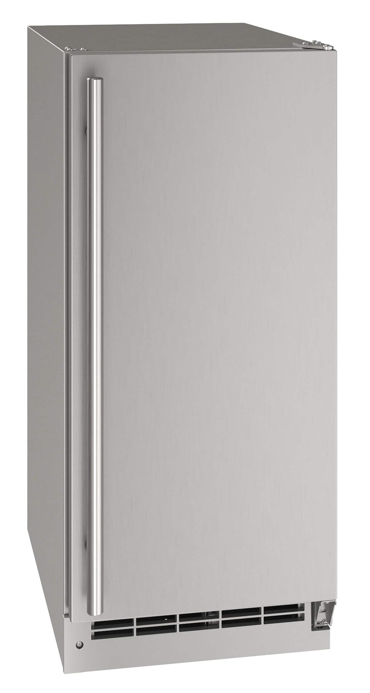 U-Line - 15" 55-lb Freestanding Icemaker - Stainless Steel