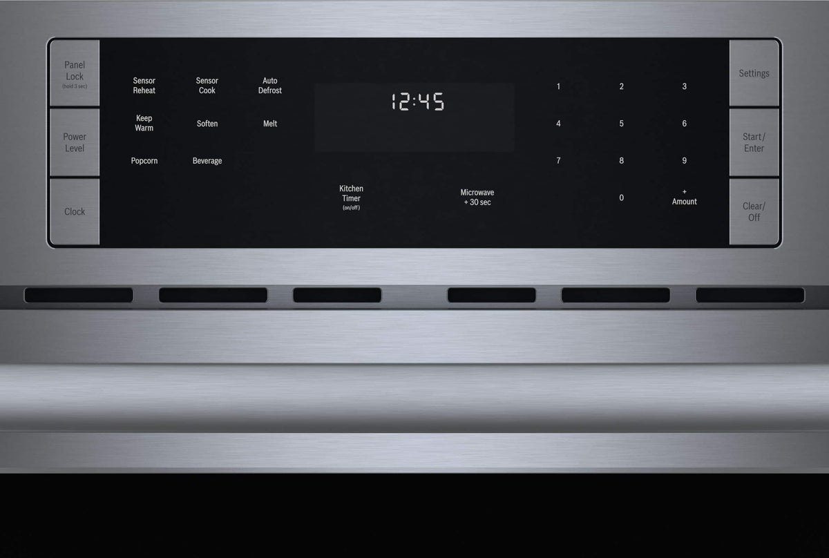 Bosch - 500 Series 1.6 Cu. Ft. Built-In Microwave with Sensor Cooking - Stainless Steel