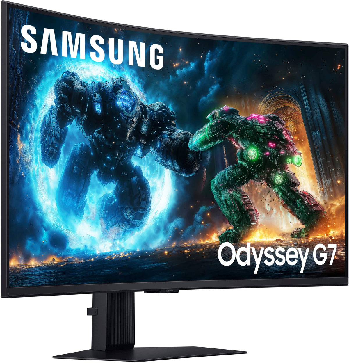 Samsung - 37" Odyssey G75F 4K 165Hz 1ms AMD FreeSync Prem Pro Curved Gaming Monitor with HDR 600 (DisplayPort, HDMI) - Black