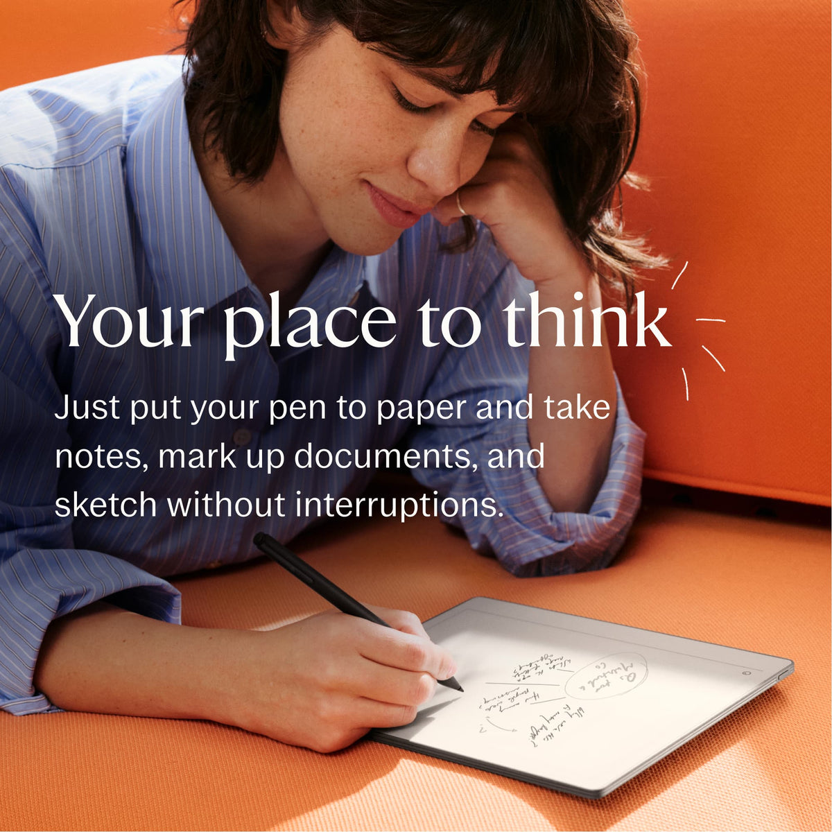 reMarkable - Paper Pure – 10.3” Paper Tablet and Marker - Gray
