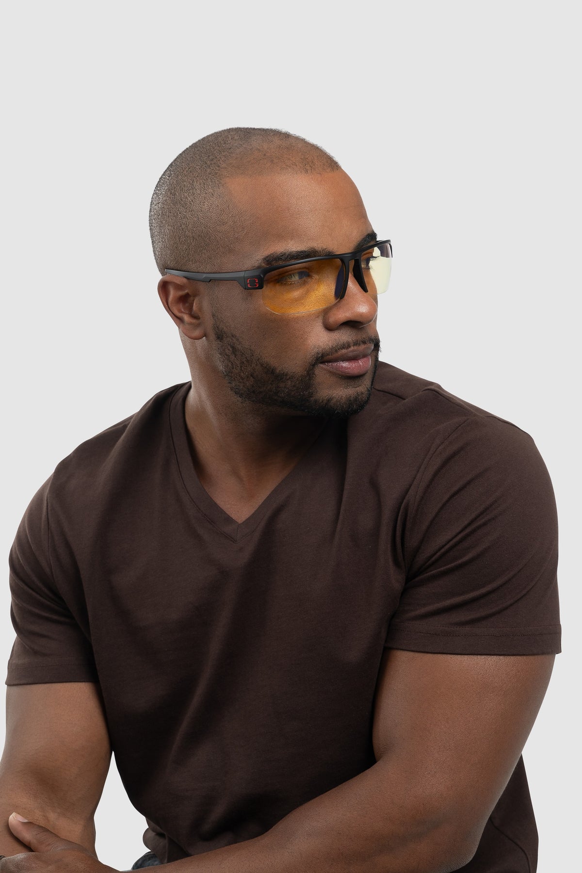 GUNNAR - Torpedo Computer Glasses with Blue Light Reduction , Amber Lenses - Onyx