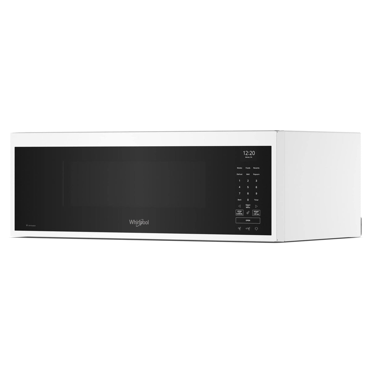 Whirlpool - 1.1 Cu. Ft. Over the Range Microwave with Sensor Cooking and 1800-Watts Cooking Power - White