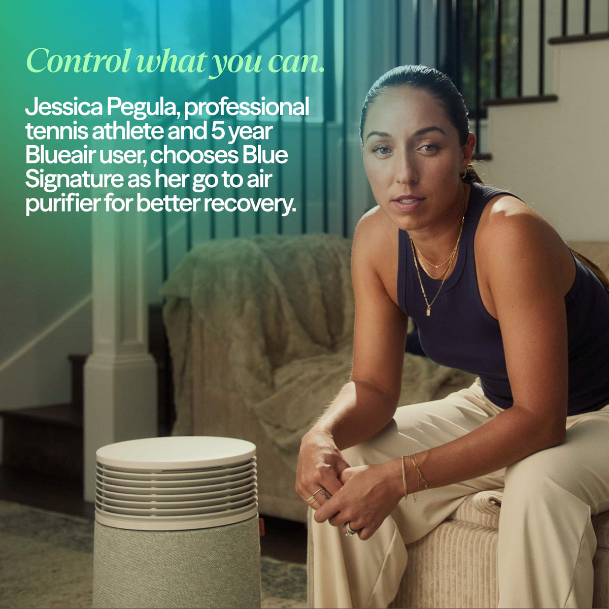Blueair - Blue Signature Smart Air Purifier for Medium Rooms up to 498 sq ft - Nordic Fog