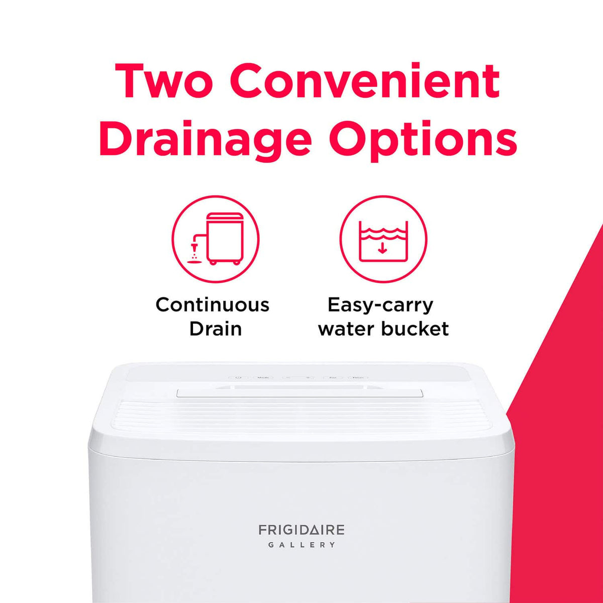 Frigidaire - 50 Pint Smart Dehumidifier - White