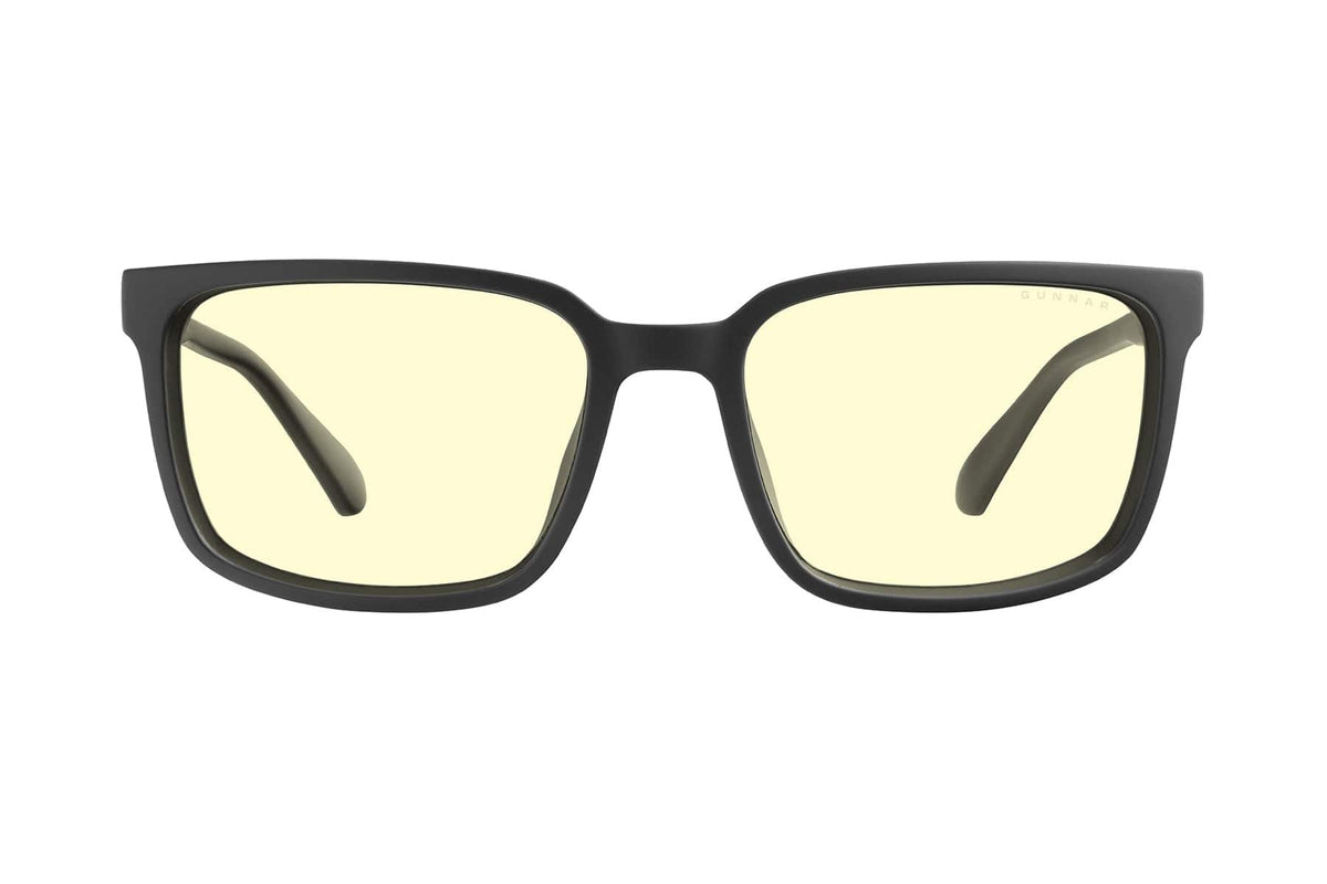 GUNNAR - Mammoth Computer Glasses with Blue Light Reduction, Amber Lenses - Onyx