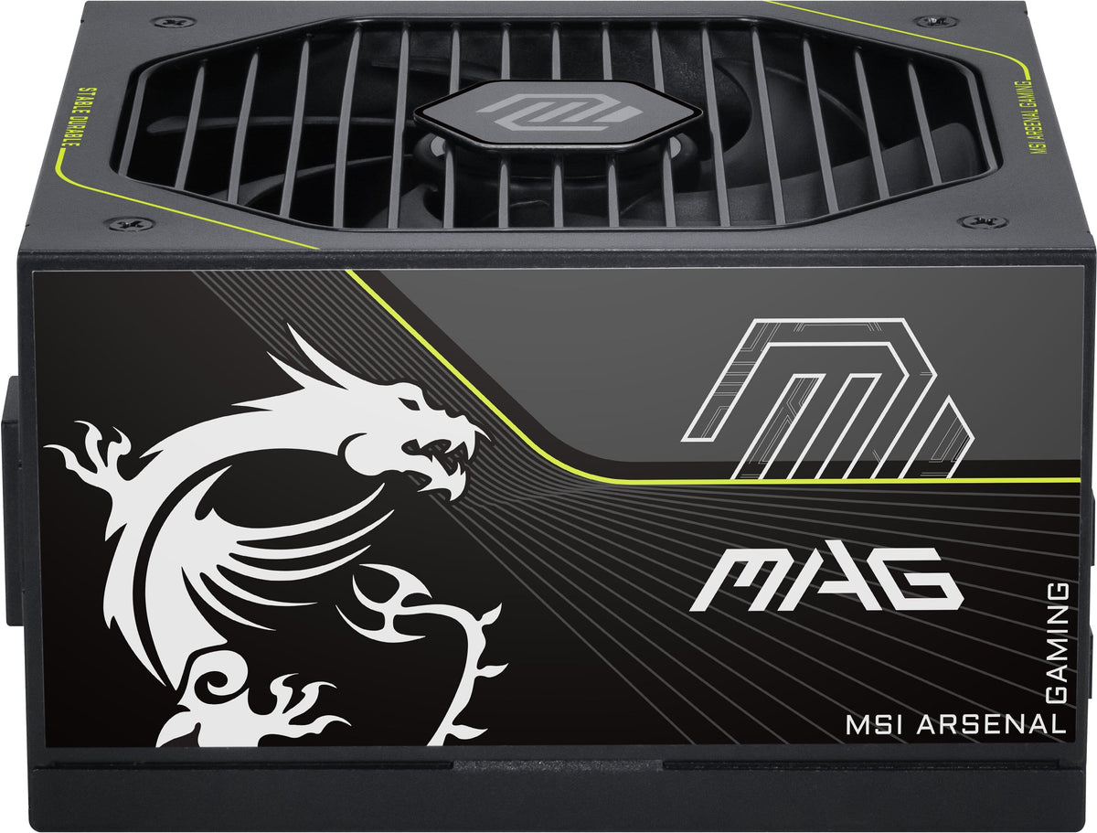 MSI - MAG A1200PLS PCIE5 - Full Modular - 80 Plus Platinum 1200W - 105°C Main Capacitor - ATX 3.1 Ready - Gaming Power Supply - Black
