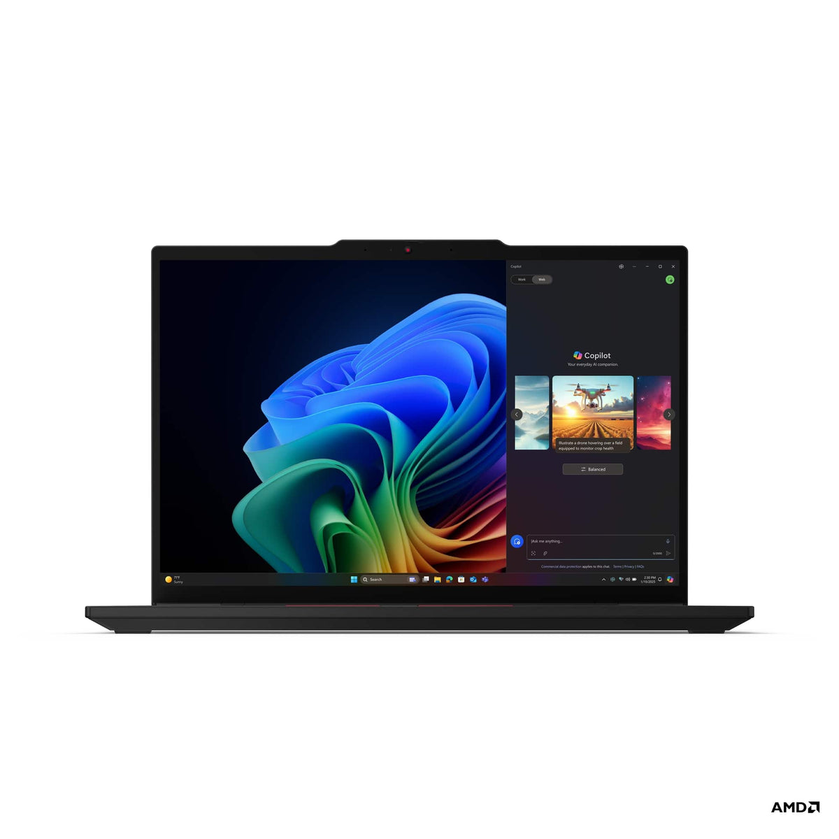 Lenovo - ThinkPad T14s Gen 6 Copilot+ PC 14" Laptop - Latest Model - AMD Ryzen AI 7 PRO 350 - 16GB Memory - 512GB SSD - Black
