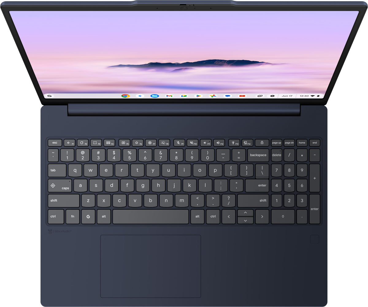 Lenovo - Chromebook Plus 15.3" 2K Touchscreen Laptop - Intel Core 3 Processor N355 2025 - 8GB Memory - 128GB UFS - Cosmic Blue