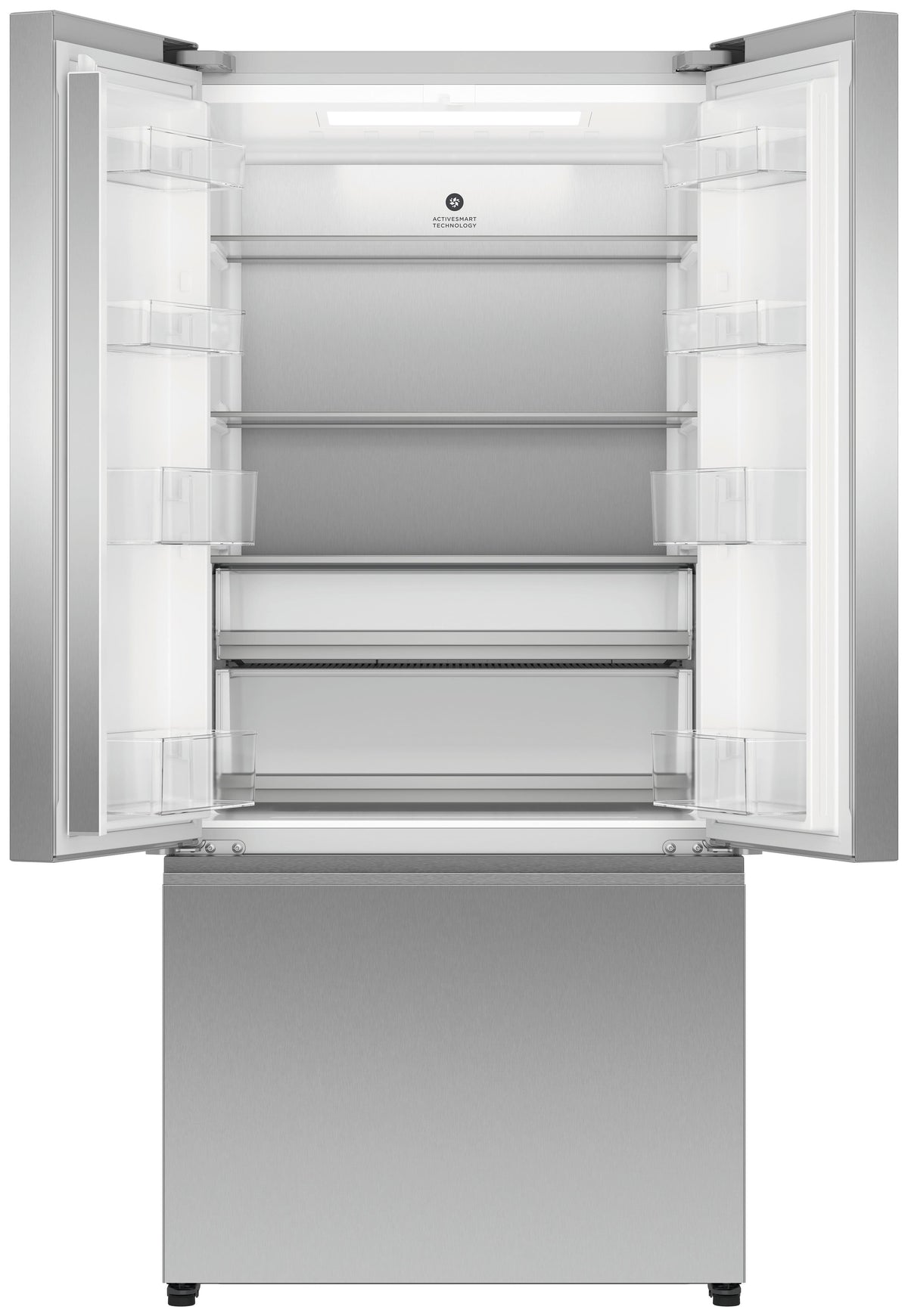 Fisher & Paykel - 32 in. Wide 18 cu. Ft. French Door Refrigerator - Stainless Steel