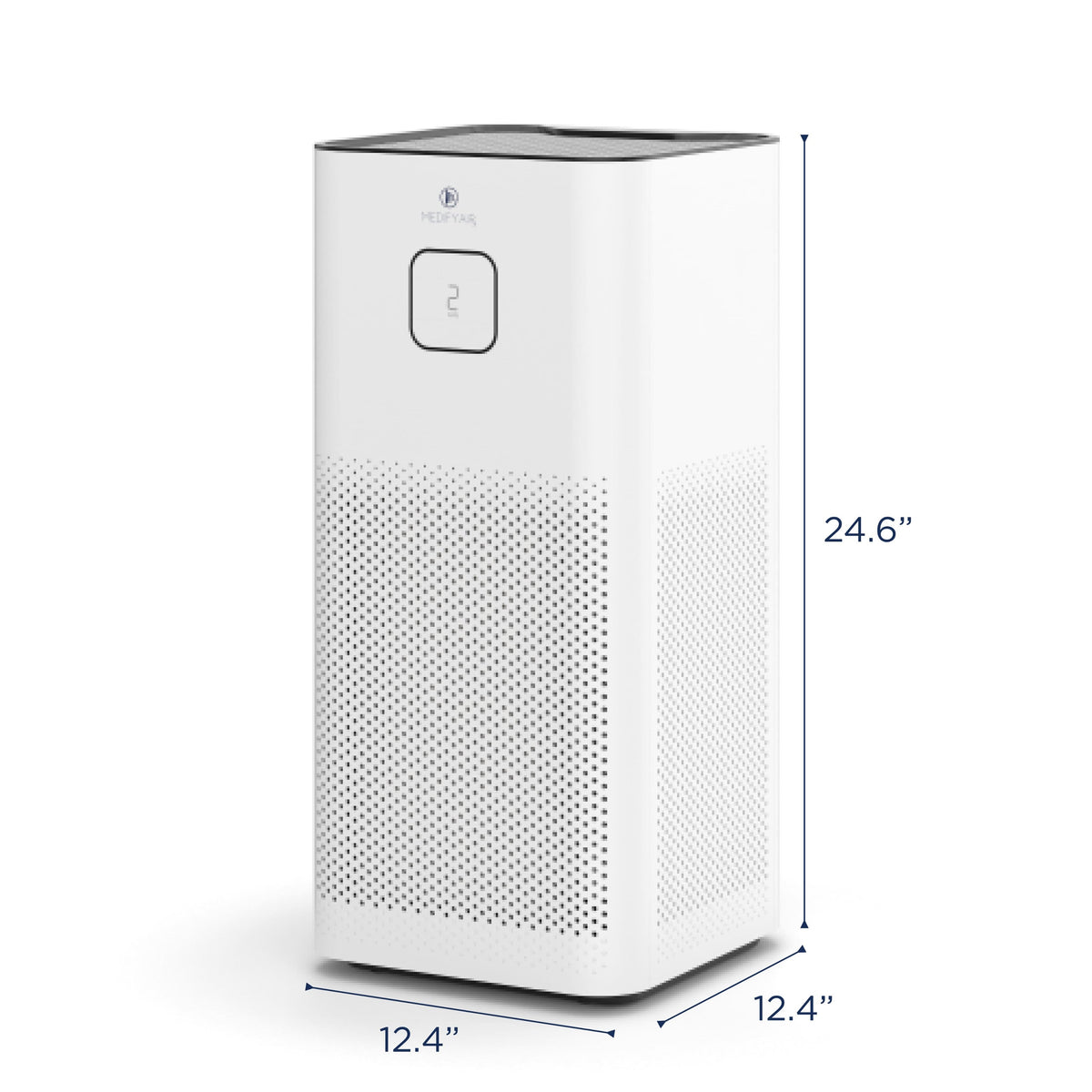 Medify Air - Medify MA-50 1320 Sq. Ft. Portable Air Purifier with True HEPA H13 Filter - White