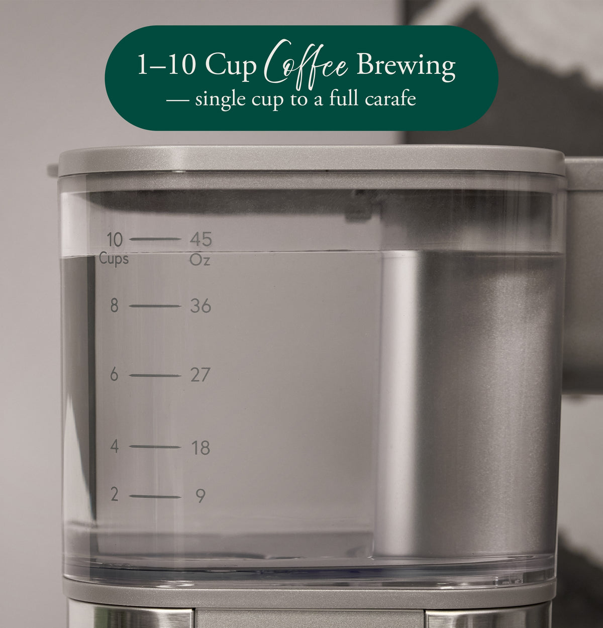 Café - Specialty Smart 10-Cup and Single Serve Coffee Maker with Insulated Thermal Carafe - Stainless Steel