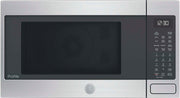 GE Profile - 1.5 Cu.Ft. Convection Countertop Microwave with Sensor Cooking and Scan to Cook Technology - Stainless Steel