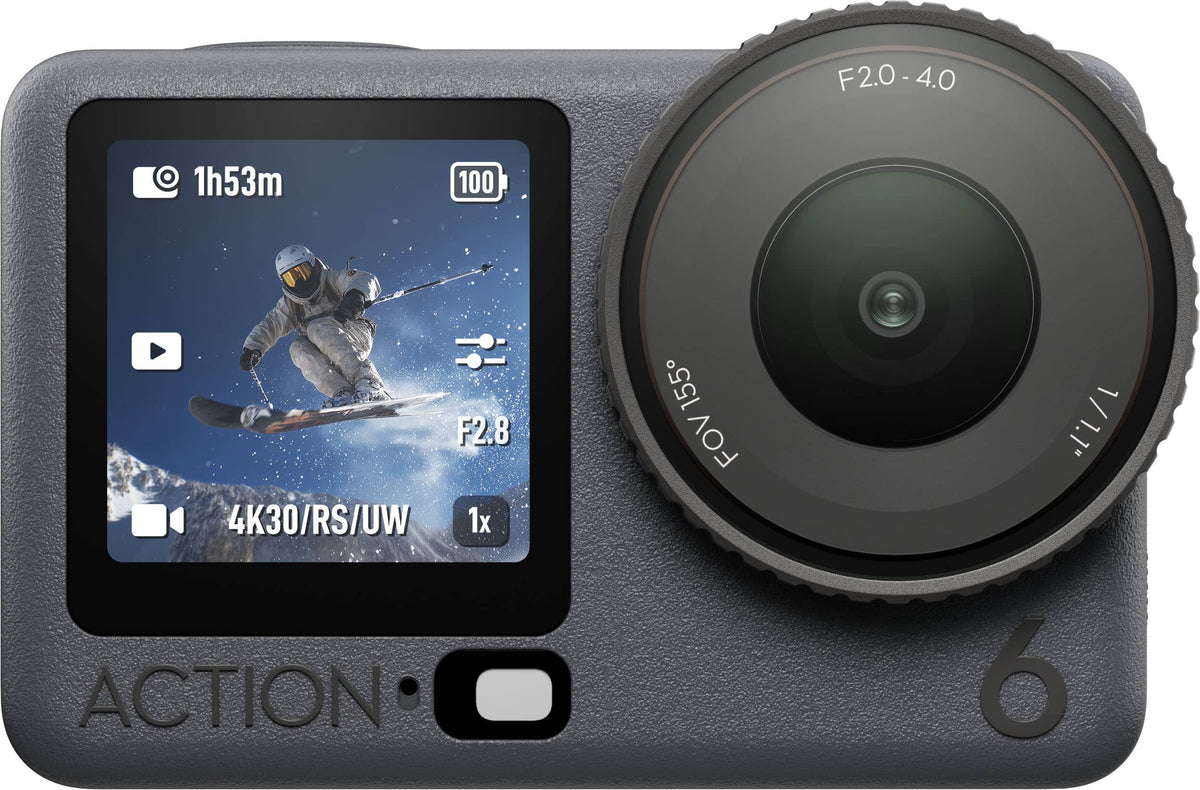 DJI - Osmo Action 6 Standard Camera Combo - Black