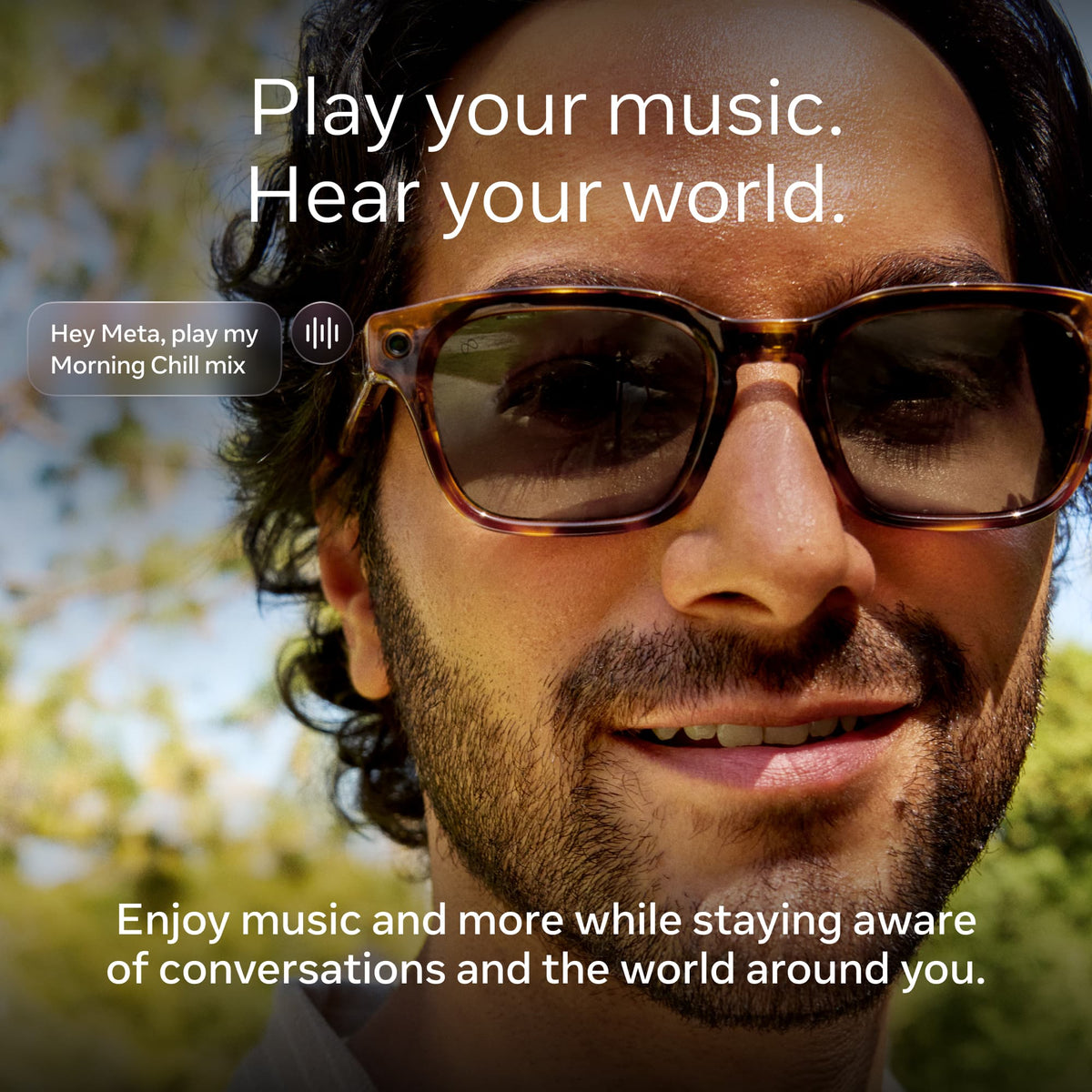 Meta - Fury - AI Glasses-Smart Features like 12MP Camera, Live Translate-3K HD Resolution- 8+Hour Battery-Polarized Grey Lenses - Classic Black
